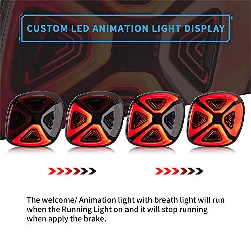 【極美品】 VLAND LEDテールランプMercedes Smart 453 Fortwo/Forfour 14-19対応 (ブリージング照明機能搭載モデルは除く) 、リアランプアッセンブリー動的アニメーショ 【KUE2255822244】(82140円)