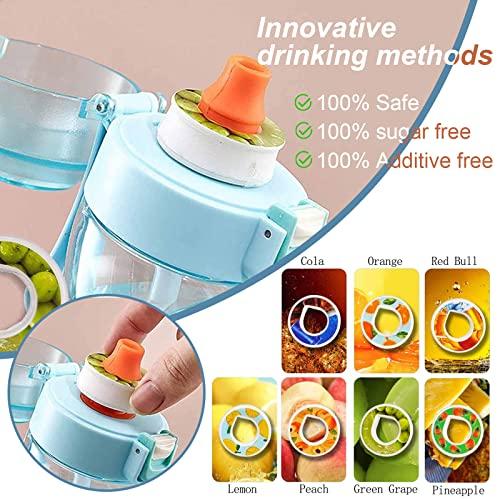 フルーツの香りウォーターボトル、エアアップ用ポータブル香りウォーターカップ新フレーバーポッド、屋外でのバースデーギフトに適したスポーツウォーターカ フルーツの香りウォーターボトル エアアップ用ポータブル香りウォーターカップ新フレーバーポッド