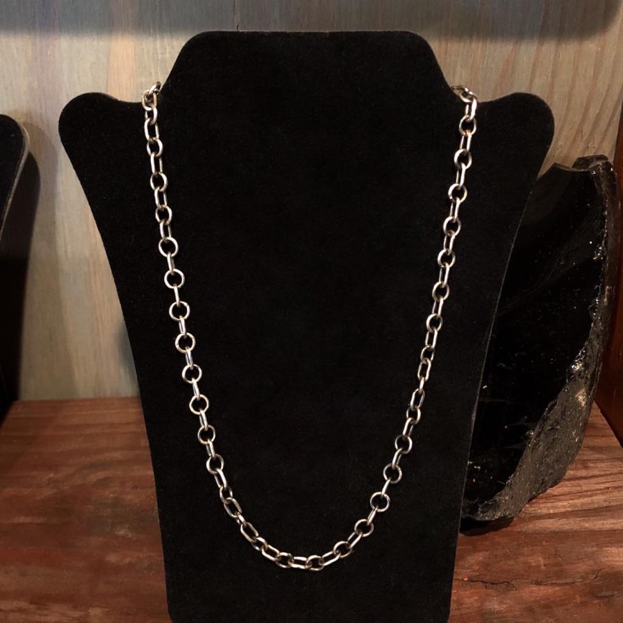 ハンドメイド ナバホチェーン 57cm インディアンジュエリー シルバーチェーン Indian Jewelry（インディアン ジュエリー） 】 ナバホチェーン