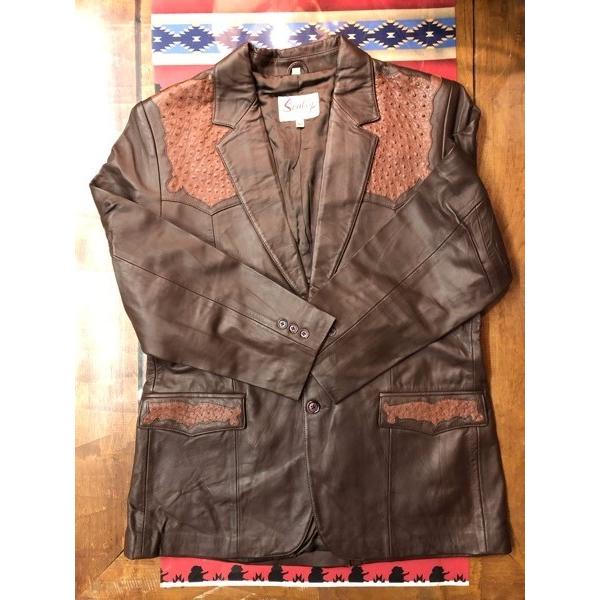 Scully スカリー レザー ジャケット ウエスタン調 42 : WILD WEST