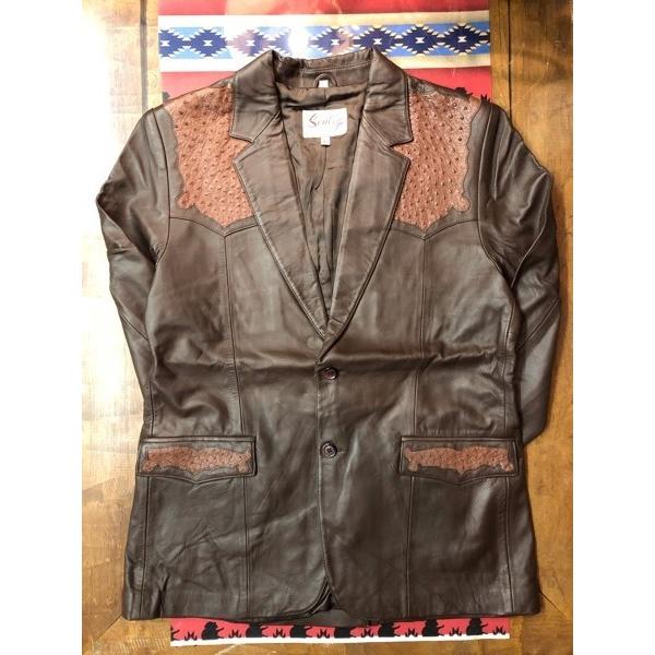 Scully スカリー レザー ジャケット ウエスタン調 42 : WILD WEST
