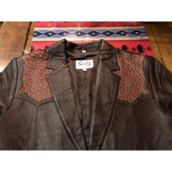 Scully スカリー レザー ジャケット ウエスタン調 42 : WILD WEST