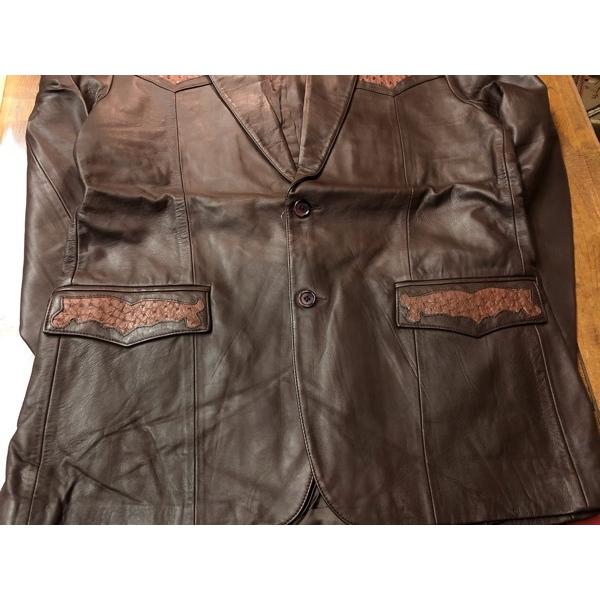 Scully スカリー レザー ジャケット ウエスタン調 42 : WILD WEST