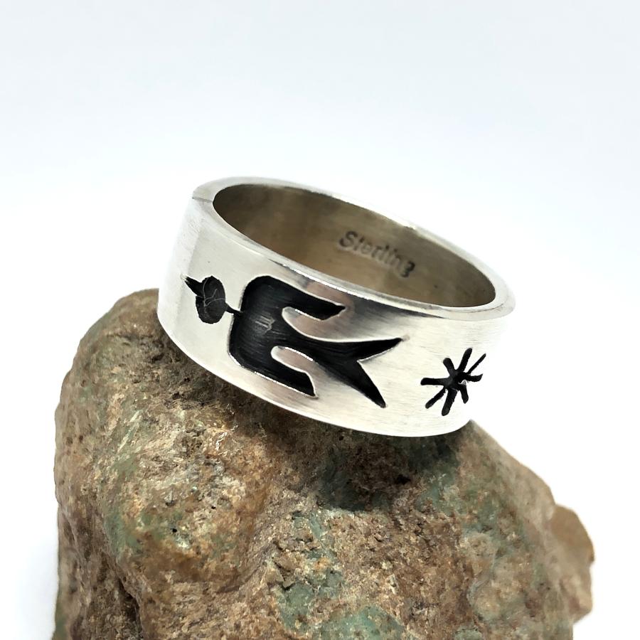 シルバーリング14.5号インディアンジュエリー