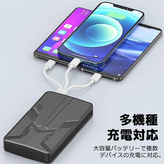 ジャンプスターター エンジンスターター 12V 大容量 12000mAh LEDライト 警告灯 ポータブル電源 緊急始動非常用電源 モバイルバッテリー PSE認証｜wildwide｜11