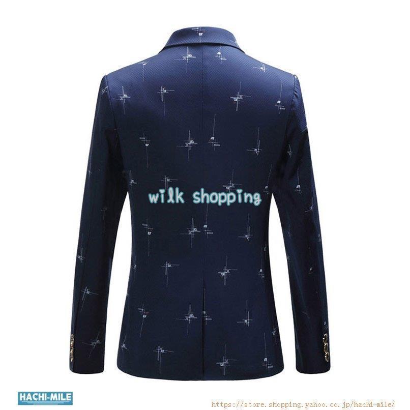 テーラードジャケット メンズ おしゃれ 花柄ジャケット 大人 ホスト