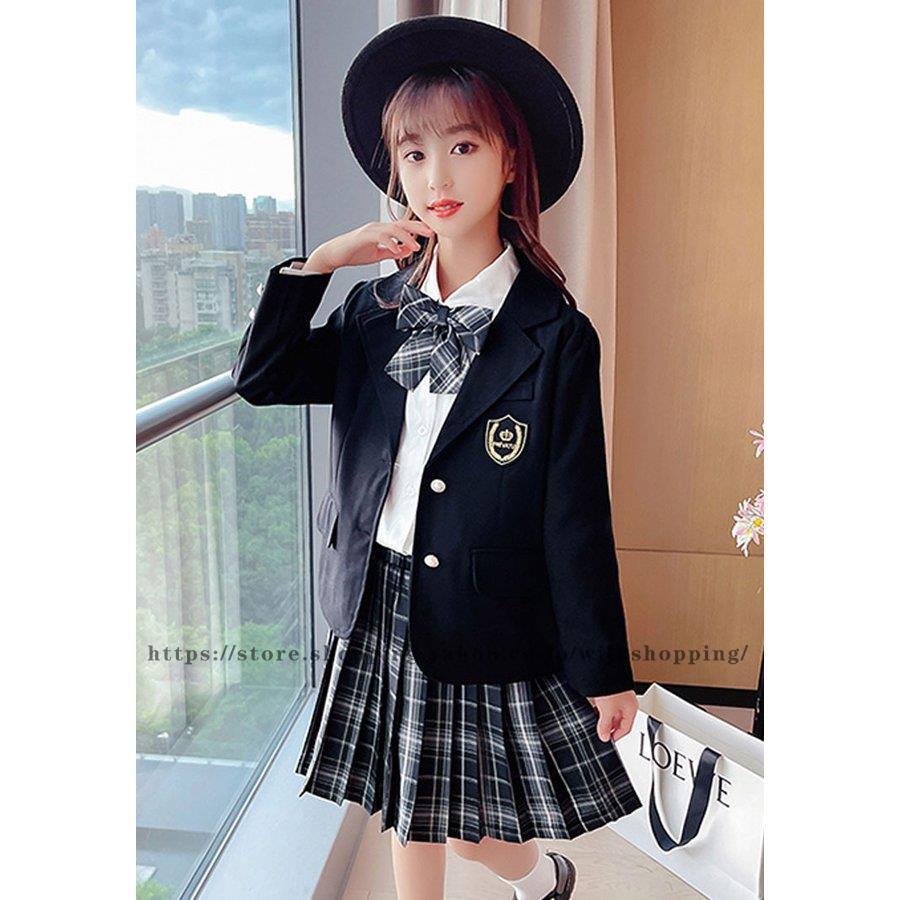 pom ponetteスカート、ネクタイと組曲ジャケットセット中学受験面接