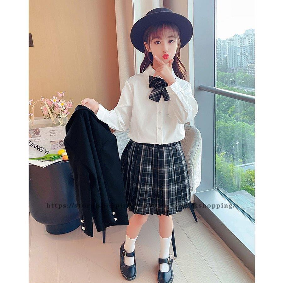 新品　セレモニー　卒服　発表会　ジャケット　スカート 入学式・卒業式・フォーマル】ショート丈ノーカラージャケット+