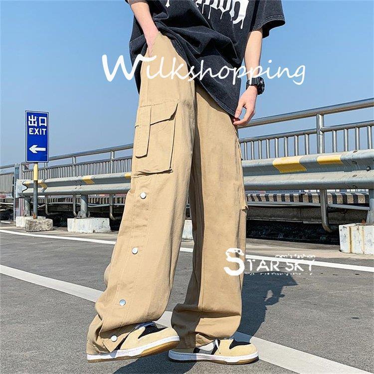 カーゴパンツ メンズ ミリタリー ワーク ウエストゴム イージーパンツ