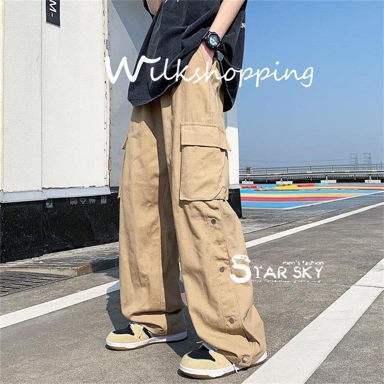 カーゴパンツ メンズ ミリタリー ワーク ウエストゴム イージーパンツ