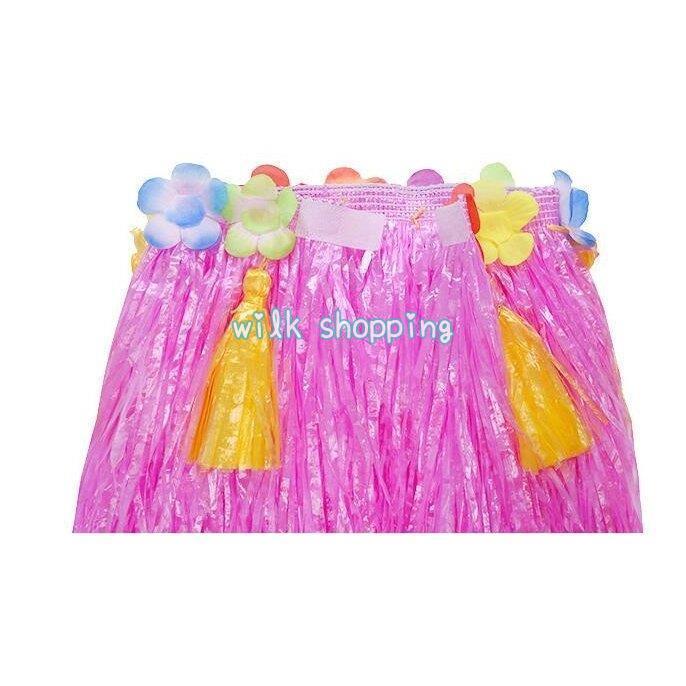 フラダンス衣装 ハワイ レイ 大人用 可愛い 派手色 女の子 演出服 仮装