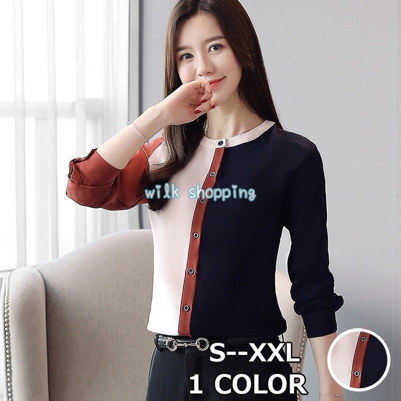 限定セール！】 好感度UP ブラウス レディース 長袖 韓国 ファッション