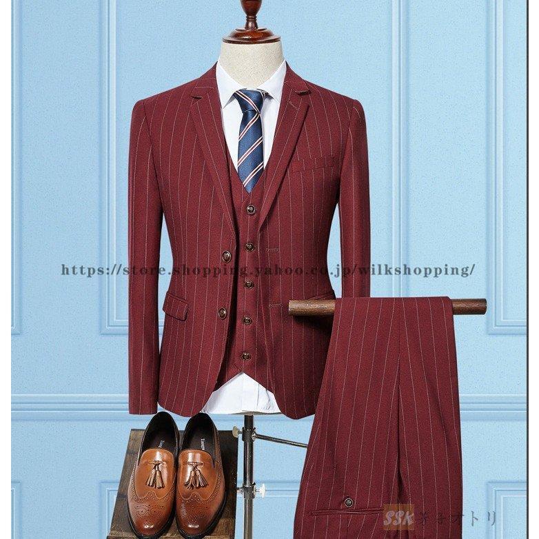 美品 バーバリー スーツ スリーピース セットアップ Sサイズ ストライプ Burberry バーバリー スーツ セットアップ スリーピース ストライプ