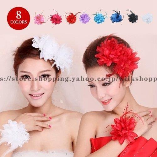 髪飾り 2WAY ヘッドドレス ヘアアクセサリー ヘアゴム 髪飾り 2WAY ヘッドドレス ヘアアクセサリー ヘアゴム