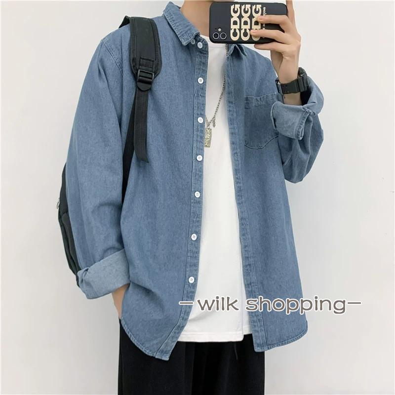 ボダンダウンシャツ シャツ メンズ 長袖シャツ ワイシャツ カジュアル 通勤 紳士服 トップス 春服秋｜wilkshopping｜02