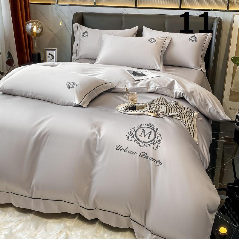 布団カバー セミダブル ダブル 4点セット ベッドカバー フラットシーツ