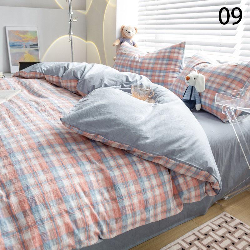 布団カバーセット メンズ オシャレ 北欧風 綿素材 柔らかい 通気 掛け布団カバー 敷布団カバー ベッドカバー フラットシーツ ボックスシーツ 洗える 枕カバー Kk00 Shift38 Wilk Shopping 通販 Yahoo ショッピング