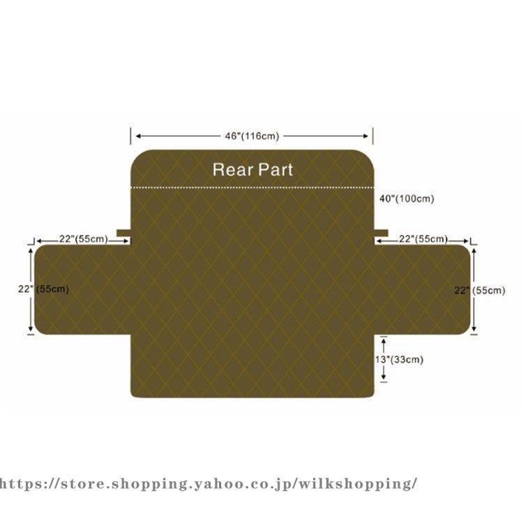 ペット用 ソファーカバー 2人掛け 撥水 シーツ 肘付き カバー 洗える プリント キルトパット  防汚 四季兼用 犬猫対策 三人掛け  滑り止め 傷防止 爪とぎ防止｜wilkshopping｜07