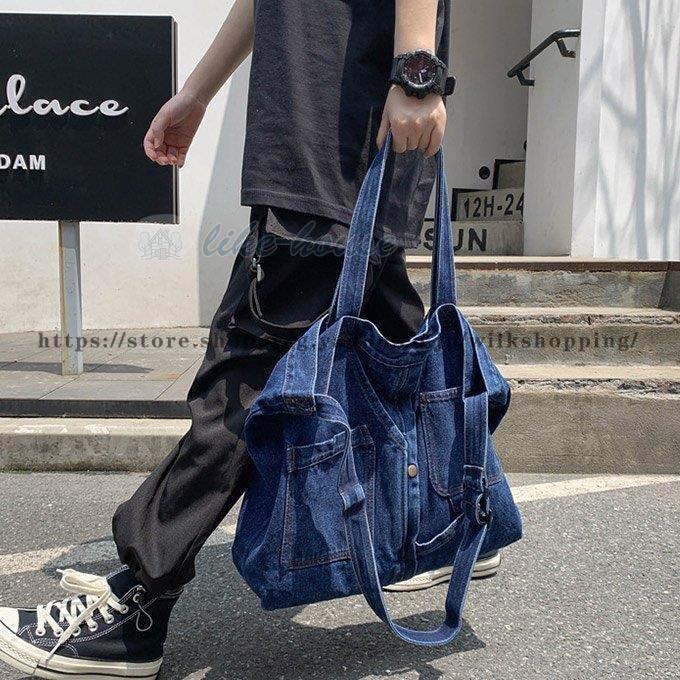 未使用 W&LT JEANS ショルダーバッグ ネイビーデニム 未使用 W< JEANS ショルダーバッグ ネイビー 未使用 W< JEANS
