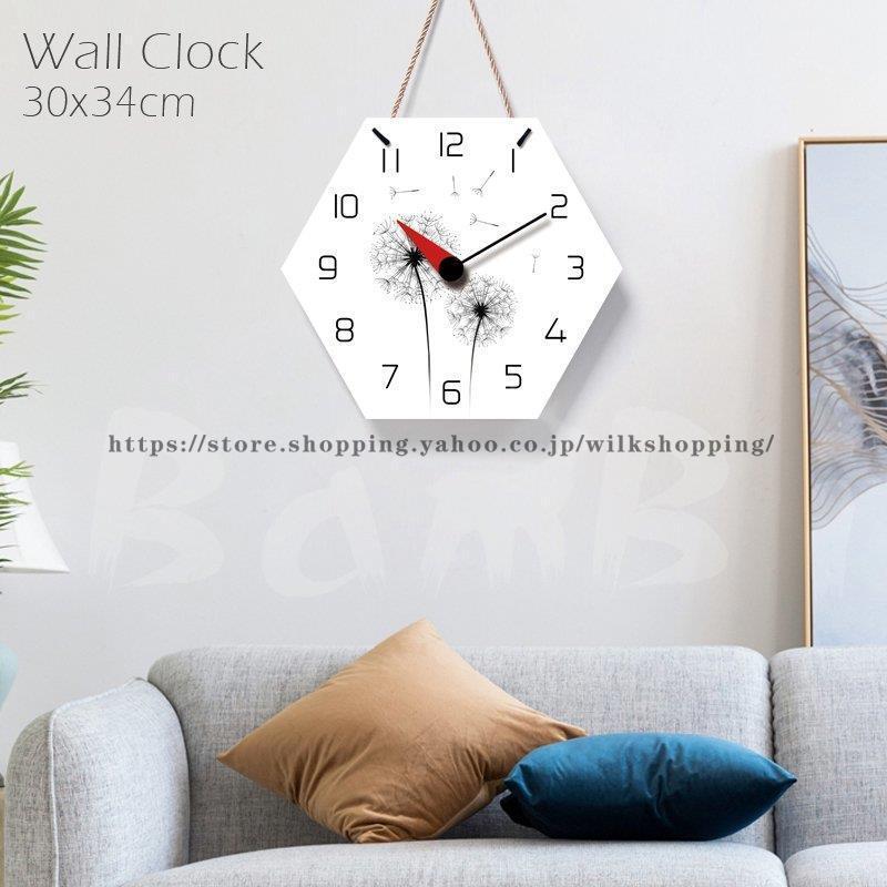 時計 壁掛け 掛け時計 オシャレ 北欧 おしゃれ 北欧 シンプル Wilk 掛け時計 壁掛け時計 時計 アクリル 静音 フック