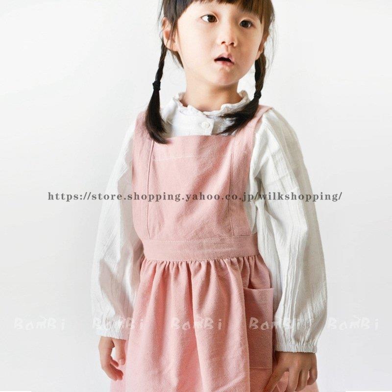 エプロン おしゃれ 子供 ドレス 北欧 カフェ カフェエプロン キッチン