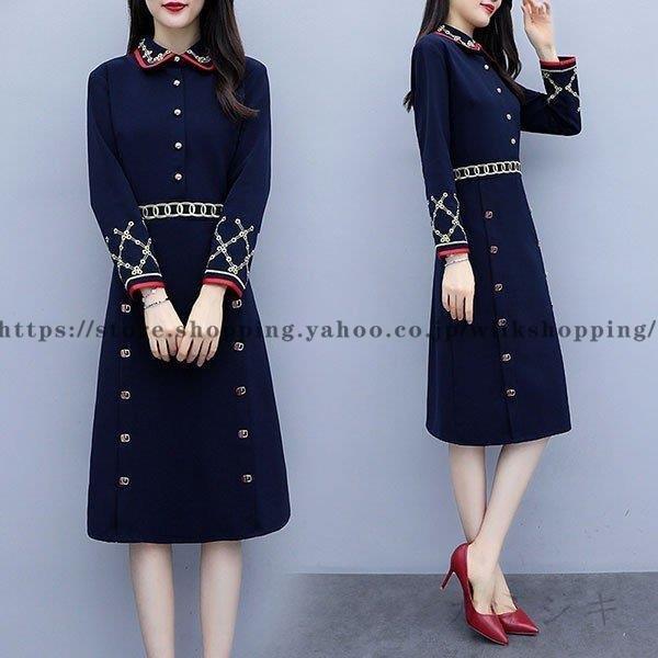 ファッション ダイゾー ナチュラル ワンピース レディース 40代 きれいめ 秋冬 長袖 上品 ポロワンピース 膝丈ワンピース 刺繍 大きいサイズ パーティードレス 韓国風 おしゃれ 通勤 着痩せ 新品 Fgl1oktv0q Baltihouse Com Au