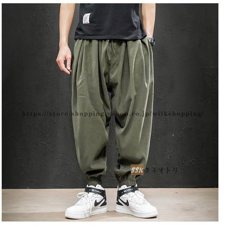 期間限定で特別価格 サルエルパンツ メンズ ゆったり 夏ズボン イージーパンツ アンクル丈 パンツ メンズファッション Commerces Boutique