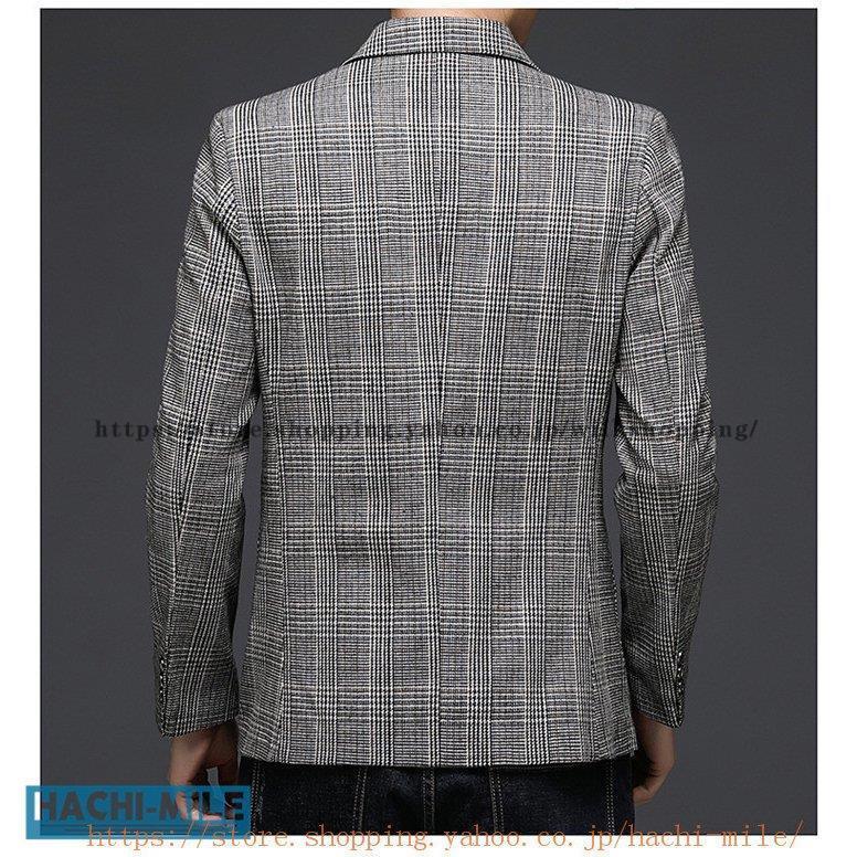 テーラードジャケット メンズ チェック柄 紳士服 フォマール おしゃれ 新生活 スーツトップス 通勤 お兄系 新作 父の日 テーラードジャケット メンズ チェック柄 紳士服 フォマール おしゃれ