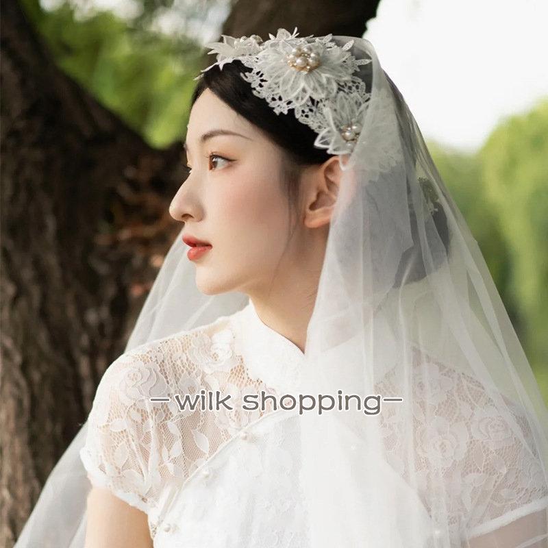 ウェディングベール カチューシャ ウエディング ヴェール 花嫁 ウェディングベール カチューシャ ウエディング ヴェール 花嫁