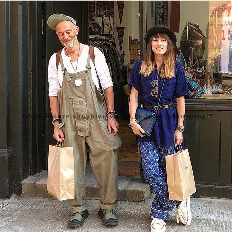 オーバーオール つなぎ サロペット アメカジ シンプル ストリート