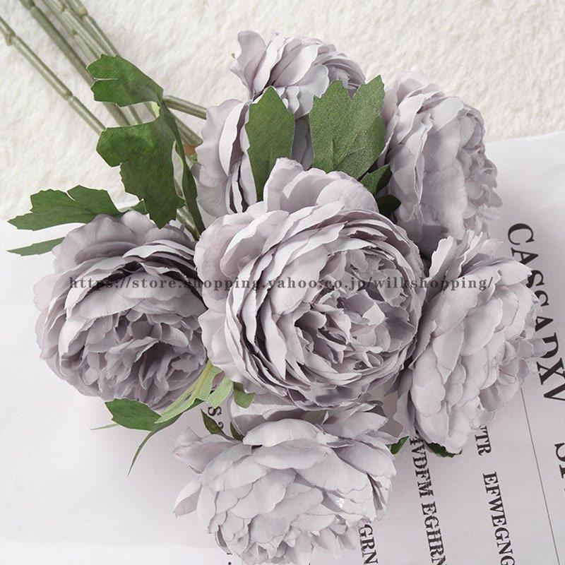 造花 花材 インテリア アーティフィシャルフラワー 薔薇 シルク