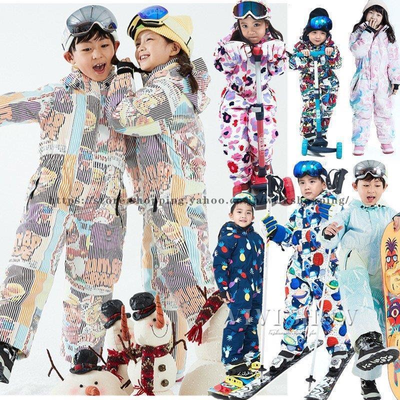 スノーボードウェア スキーウェア キッズ ジュニア ベビー つなぎ 男の子 女の子 子供 防水 防寒 可愛い 90 100 110 1 130 140cm Kk16 Fyusm2 Wilk Shopping 通販 Yahoo ショッピング