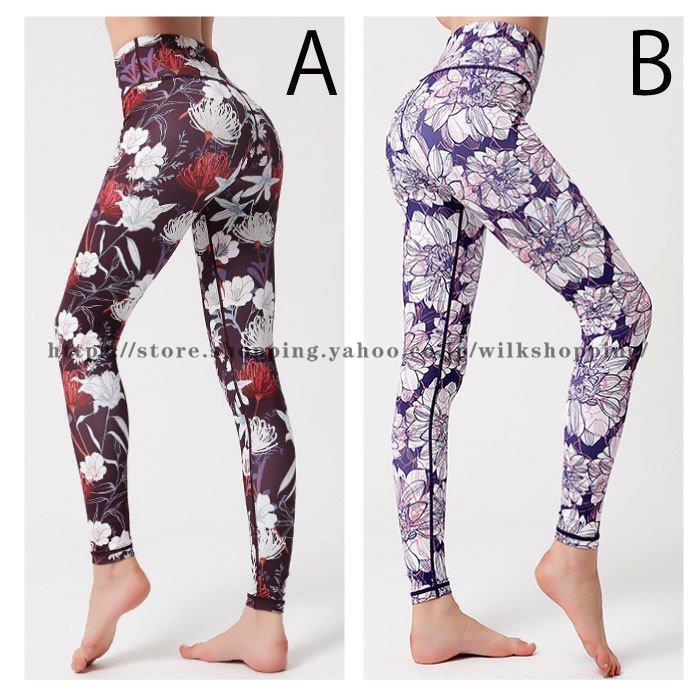 SUKARA ネイビー/ホワイト花柄ヨガウェア 未開封 SUKALA 新品 L サイズ スカーラ LAVA 花柄 ヨガウェア