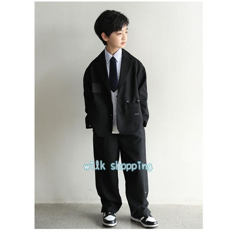 卒業式　男の子スーツ　カッターシャツ・ネクタイ付き ELLE 卒業式 男の子スーツ カッターシャツ・ネクタイ付き ELLEオ