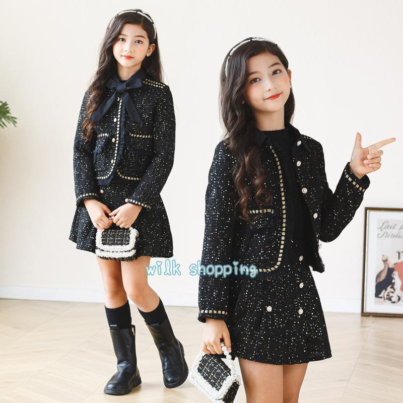 入園式 入学式 卒服 女の子 セットアップ ポレロ ツイードジャケット