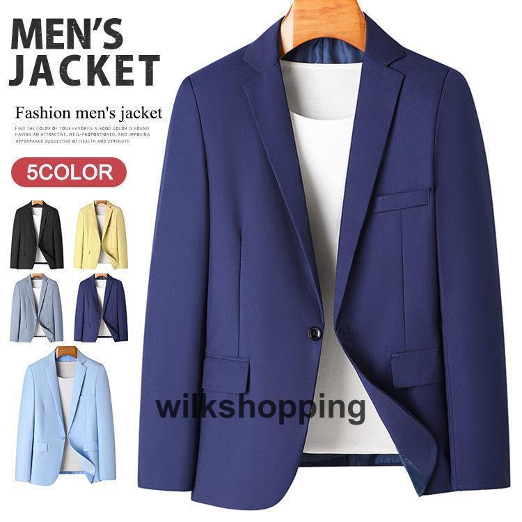 だ【新品46R】ジャケット　メンズ イタリアンカラージャケット メンズ 春アウター 春物 春服 春 秋