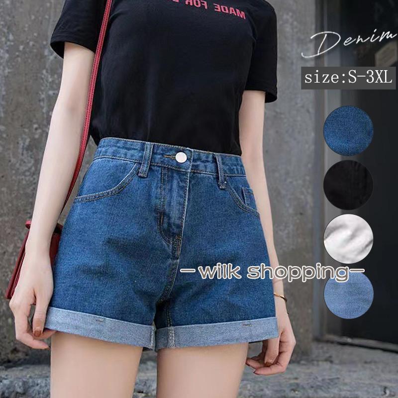ショートパンツ レディース デニム デニムパンツ ハーフパンツ ハイ