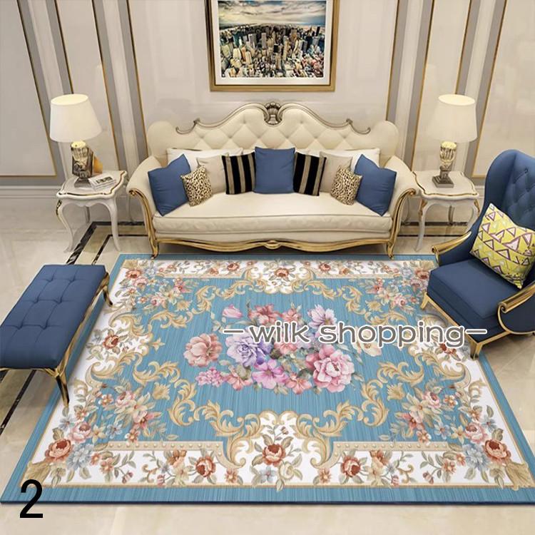 SALEゴブラン織り　シェニールラグマット　薔薇　ローズ　姫系　ロココ調 ラグマット ローズ ピンク 120×70cm｜シェニール織り ゴブラン織り