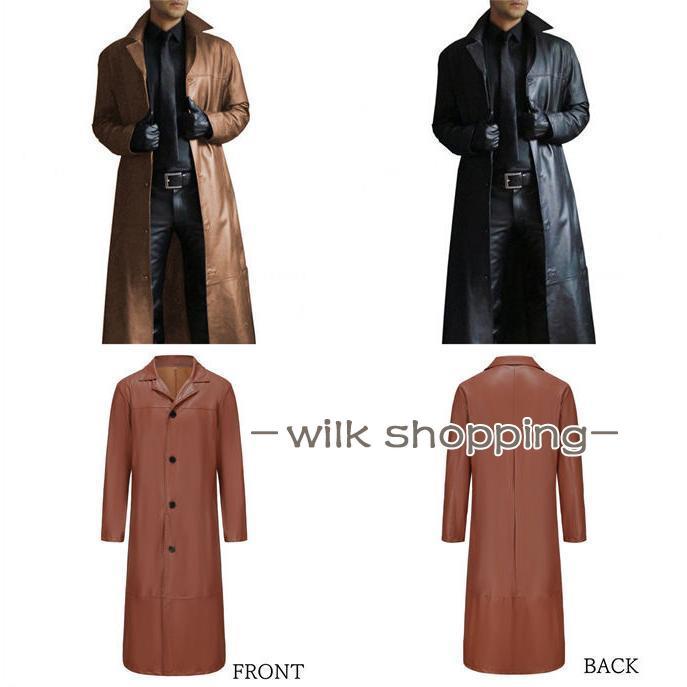 レザーコート レザージャケット メンズ ロングレザーコート レザーコート レザージャケット メンズ ロングレザーコート