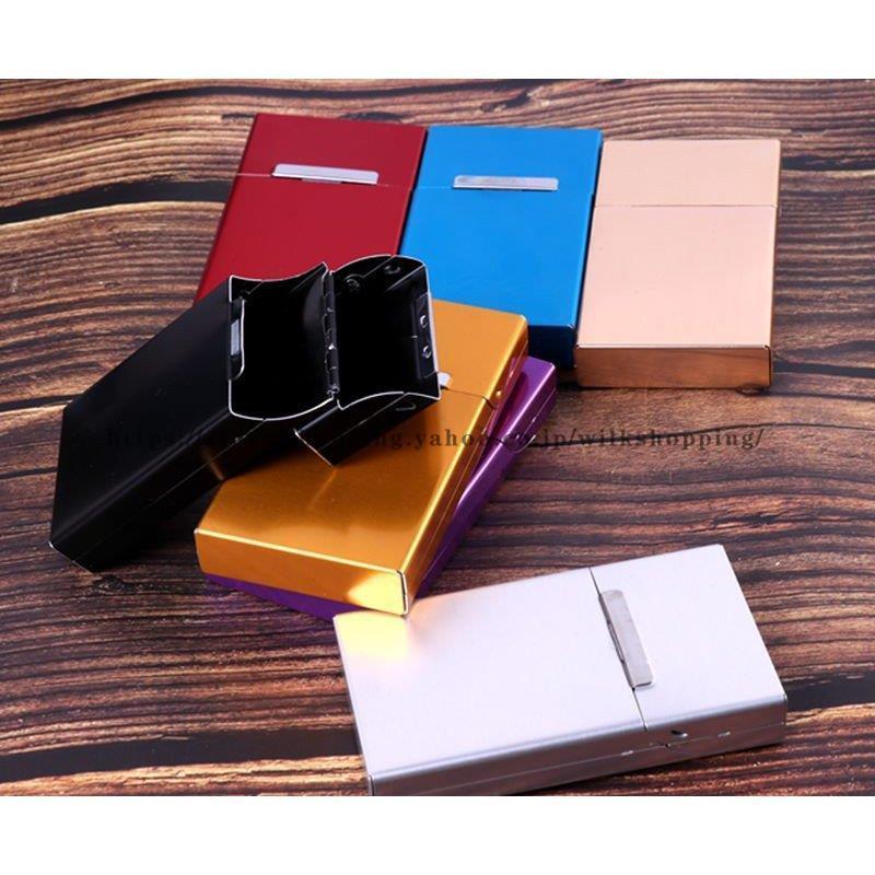 アルミ製タバコケース 20本収納 メンズ レディース シガレットケース