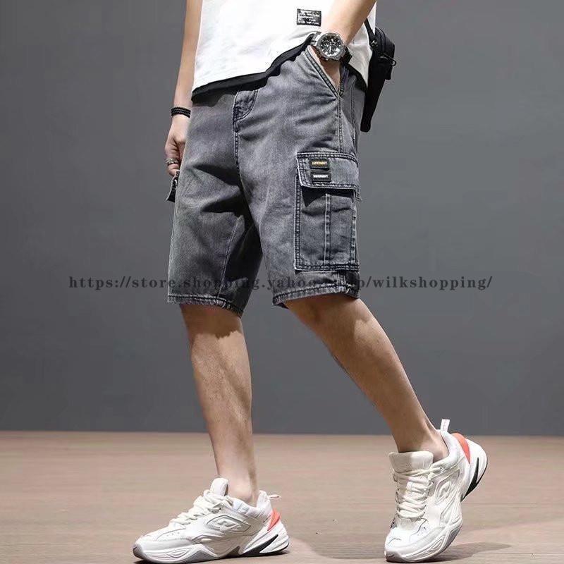 規格外！urban 超極太 スーパーワイド デニムショーツ バギーパンツ B系 規格外！urban 超極太 スーパーワイド デニムショーツ バギー