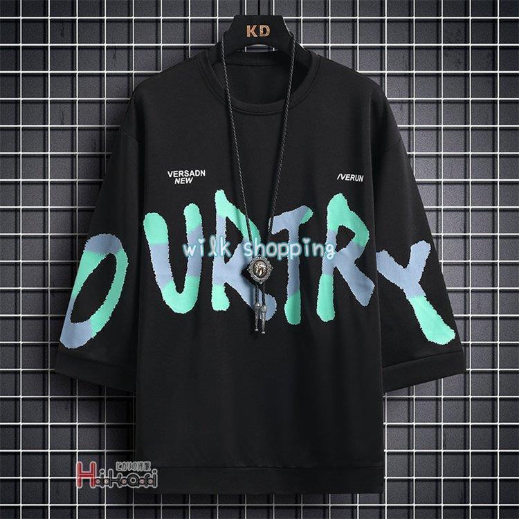 ロゴtシャツ メンズ おしゃれ 40代 50代 七分袖tシャツ カジュアルtシャツ かっこいい スポーツ ダンス 父の日 Kk68 Huyre2 Wilk Shopping 通販 Yahoo ショッピング