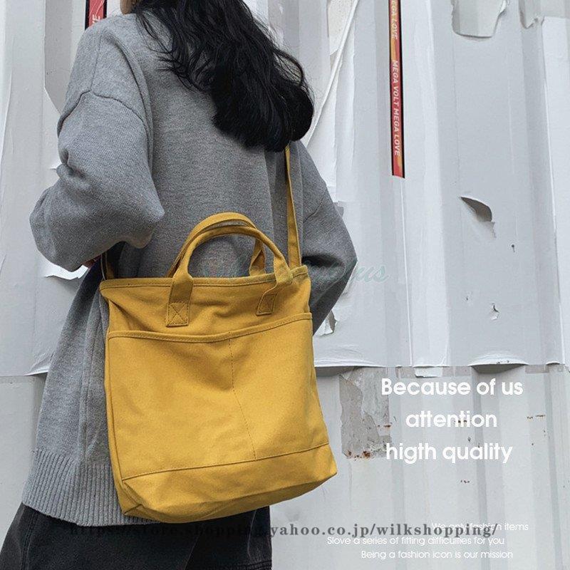 トートバッグ ショルダー バッグ レディース 帆布 大容量 大きめ