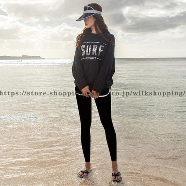 お買い得品 水着 レディース ラッシュガード セット おしゃれ 体型カバー半袖 パンツ レギンス 上下セット Heartlandgolfpark Com