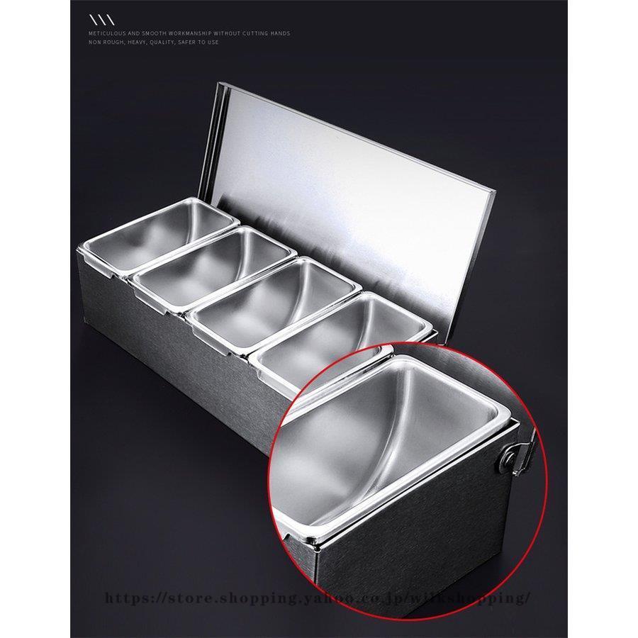 NRWDTYH キッチンステンレス鋼塩とPepperkitchenの調理器具収納容器 調味料をすっきり収納 ステンレス製スパイスラック | 川口工器直営店 