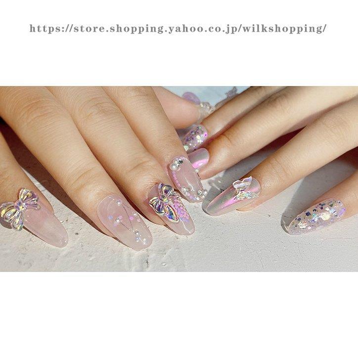 バタフライ ネイルパーツ 5個セット