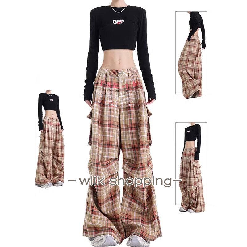 原宿系 レディースファッション チェック柄 長ズボン ロングパンツ カラフル 派手 カワ な 服 個性的 ダンス 衣装 かわいい Kk912 Zxzx3812 Wilk Shopping 通販 Yahoo ショッピング