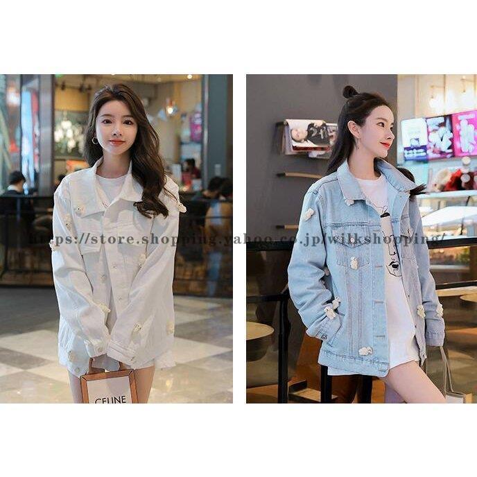ファッション 限定 クーポン10 デニムコート デニムジャケット レディース Gジャン ショートコート アメカジ 春物アウター Bf風ジージャン 原宿風 可愛いフィギュア 恋人ペア 全店二点 Kf9hxczq9b Www Newtrendcustomtrailer Com