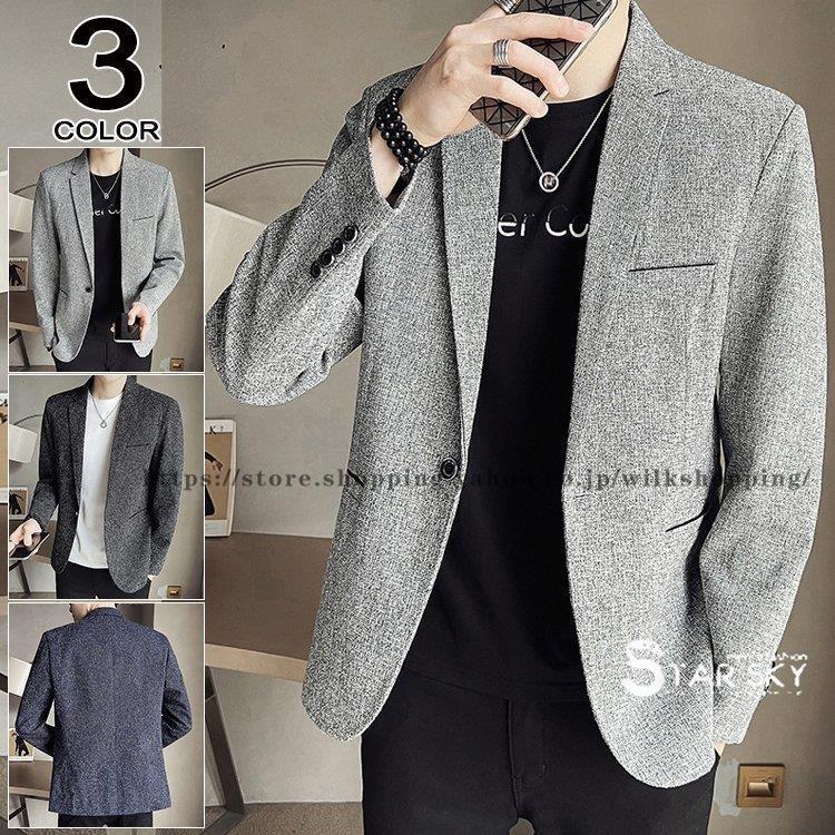 テーラードジャケット ライトアウター メンズ 1つボタン ジャケット メンズファッション ジャケット ライトアウター 薄手 テーラード サマージャケット テーラードジャケット ライトアウター メンズ 1つボタン ジャケット