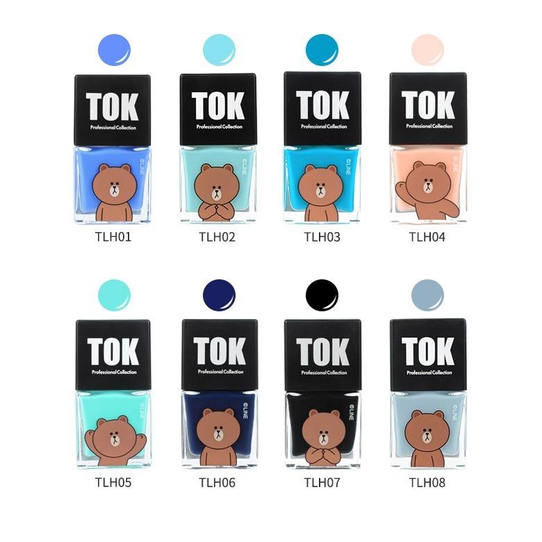 TOK|ラインフレンズ ハイブリッドネイル カラーマニキュア TLH01 セルフネイル 速乾 ネイルラッカー ネイルポリッシュ ロイヤルブルー｜will-be-mart｜04